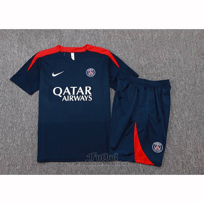 Chandal del Paris Saint-Germain Manga Corta 2025-2026 Azul - Pantalon Corto